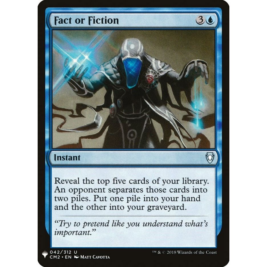 Image for Fact or Fiction (CM2) (42) (LIST) - Magic: The Gathering