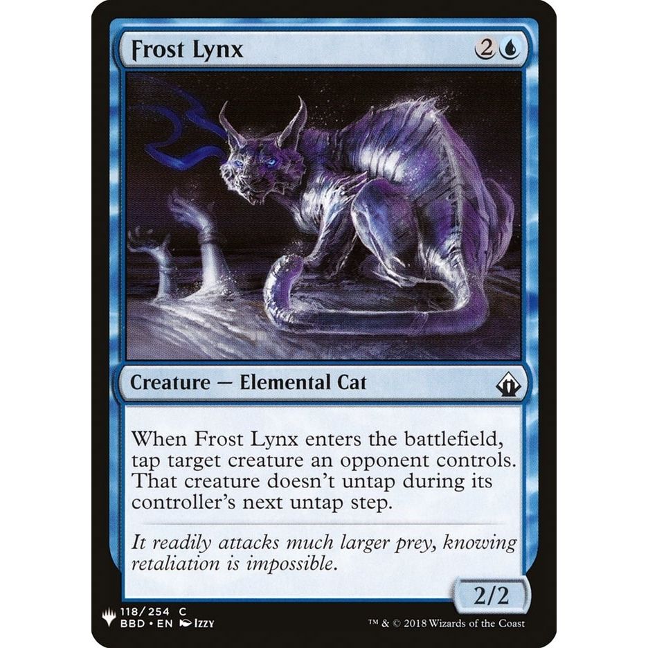 Image for Frost Lynx (118) (LIST) - Magic: The Gathering