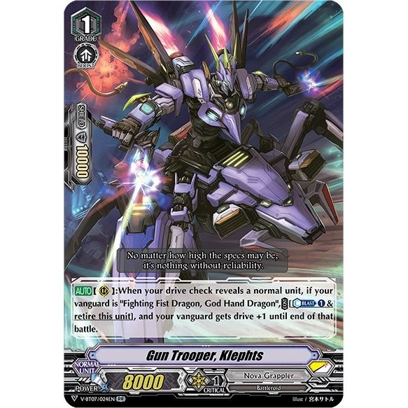 Image for Gun Trooper, Klephts (V-BT07/024EN) (V-BT07) - Cardfight Vanguard