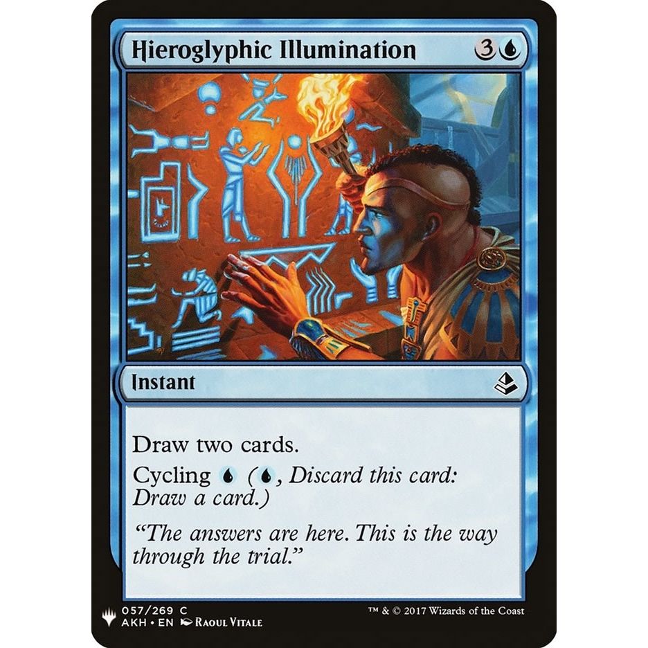 Image for Hieroglyphic Illumination (57) (LIST) - Magic: The Gathering