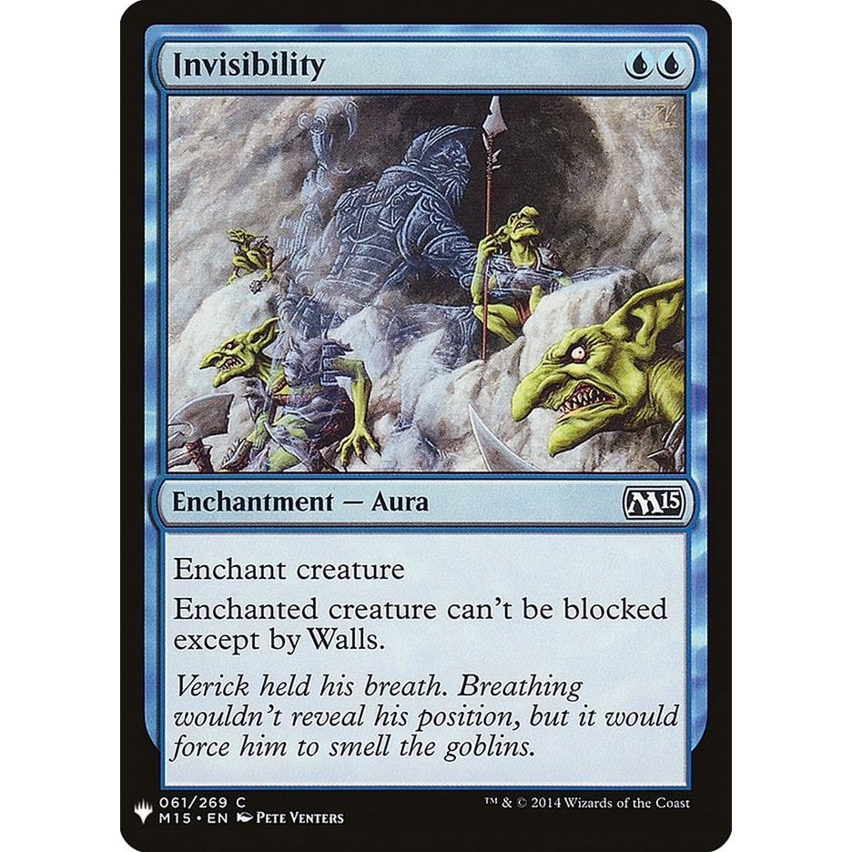 Image for Invisibility (61) (LIST) - Magic: The Gathering