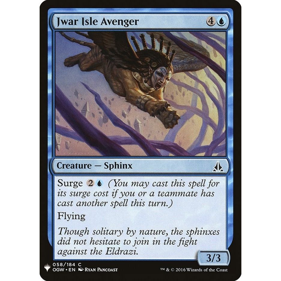 Image for Jwar Isle Avenger (58) (LIST) - Magic: The Gathering