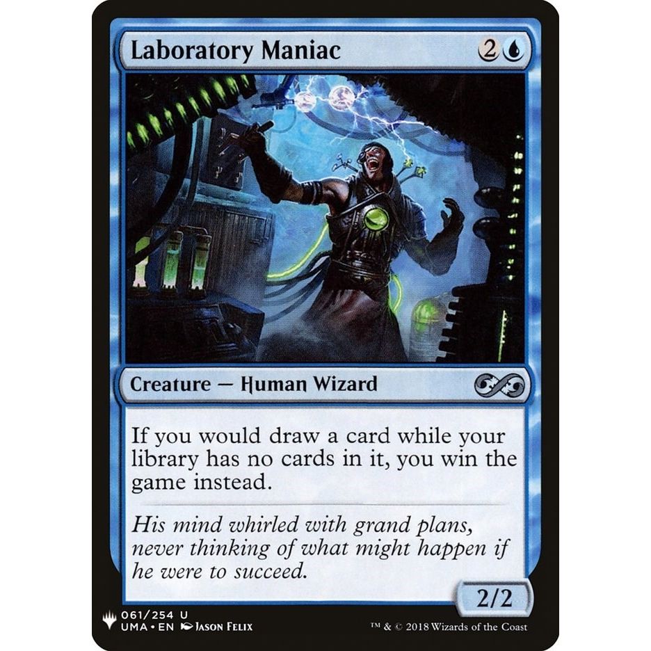 Image for Laboratory Maniac (UMA) (61) (LIST) - Magic: The Gathering