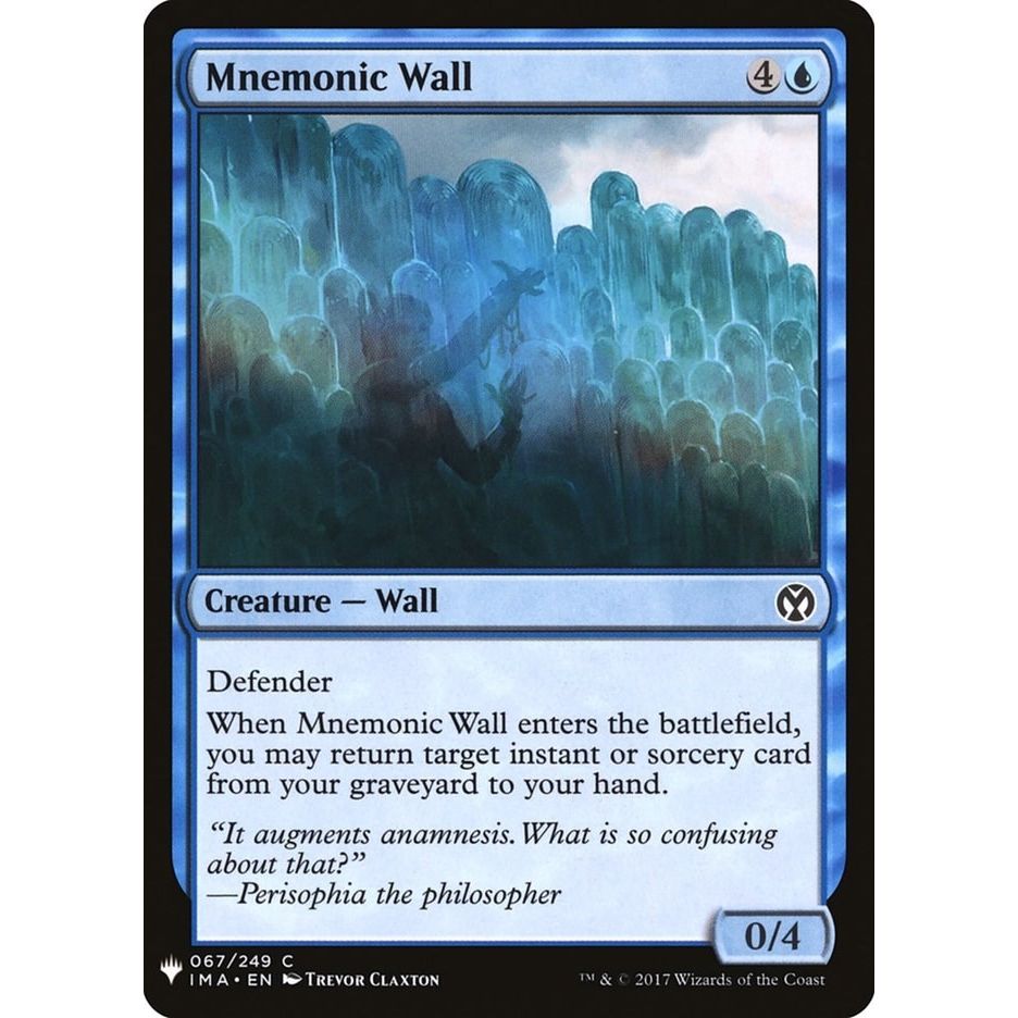 Image for Mnemonic Wall (67) (LIST) - Magic: The Gathering