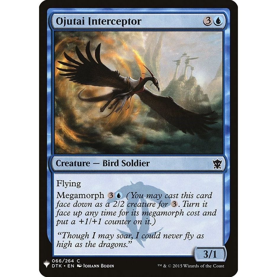 Image for Ojutai Interceptor (66) (LIST) - Magic: The Gathering