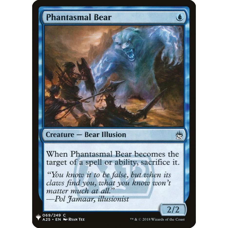 Image for Phantasmal Bear (69) (LIST) - Magic: The Gathering