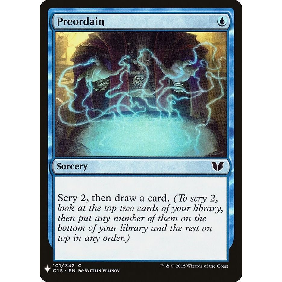 Image for Preordain (C15) (101) (LIST) - Magic: The Gathering