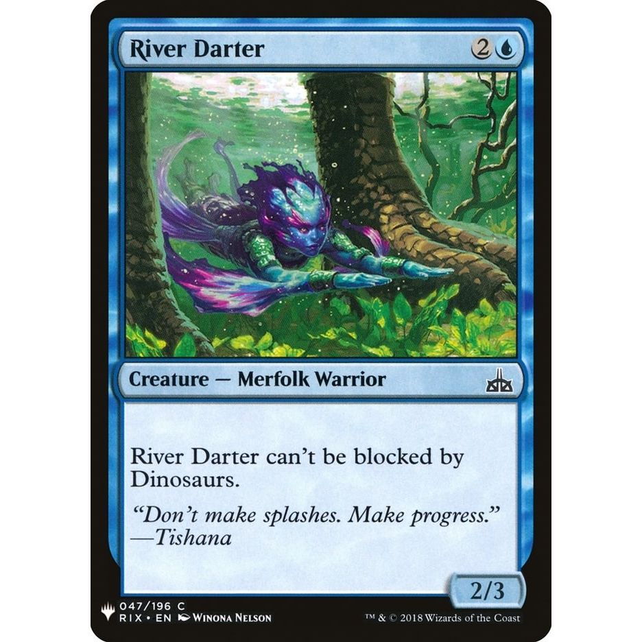Image for River Darter (47) (LIST) - Magic: The Gathering