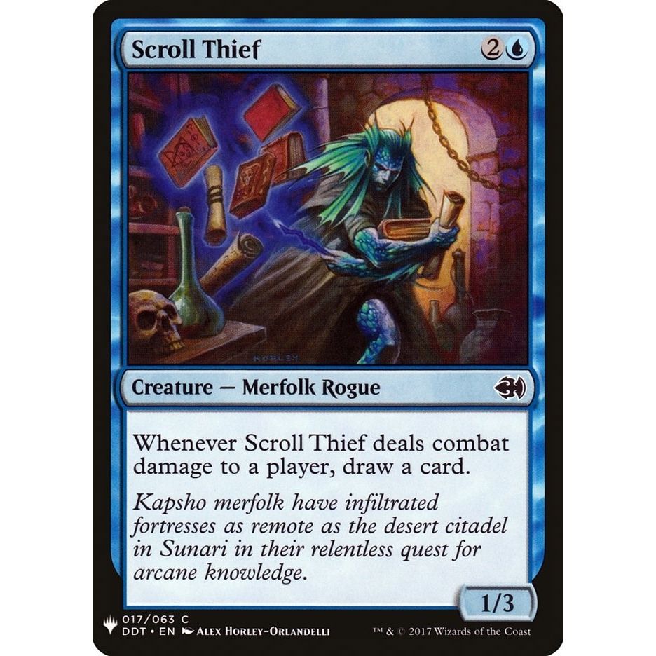 Image for Scroll Thief (17) (LIST) - Magic: The Gathering