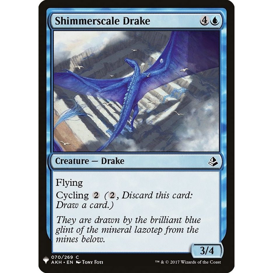 Image for Shimmerscale Drake (70) (LIST) - Magic: The Gathering