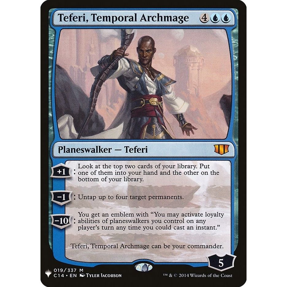 Image for Teferi, Temporal Archmage (19) (LIST) - Magic: The Gathering