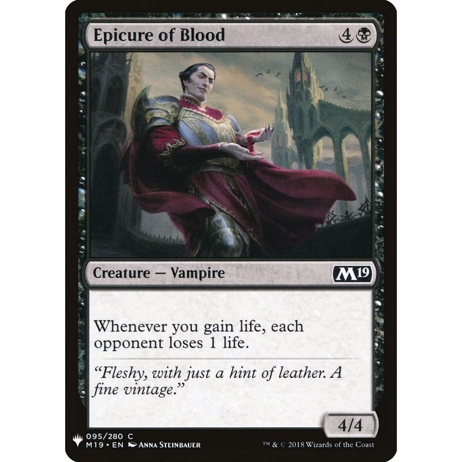 Image for Epicure of Blood (95) (LIST) - Magic: The Gathering