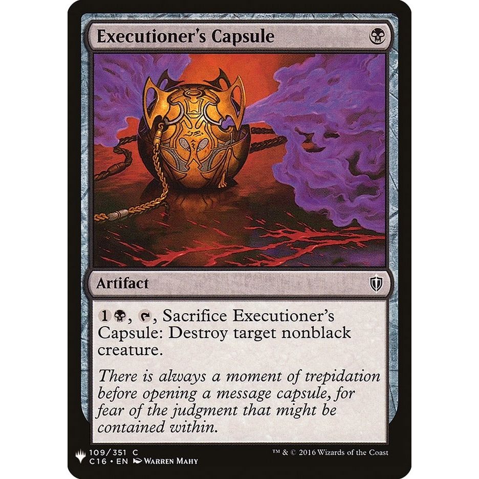 Image for Executioner's Capsule (109) (LIST) - Magic: The Gathering