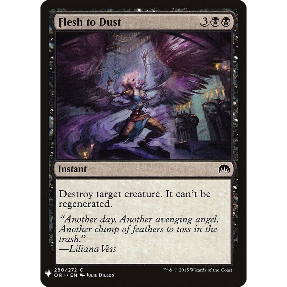 Image for Flesh to Dust (280) (LIST) - Magic: The Gathering