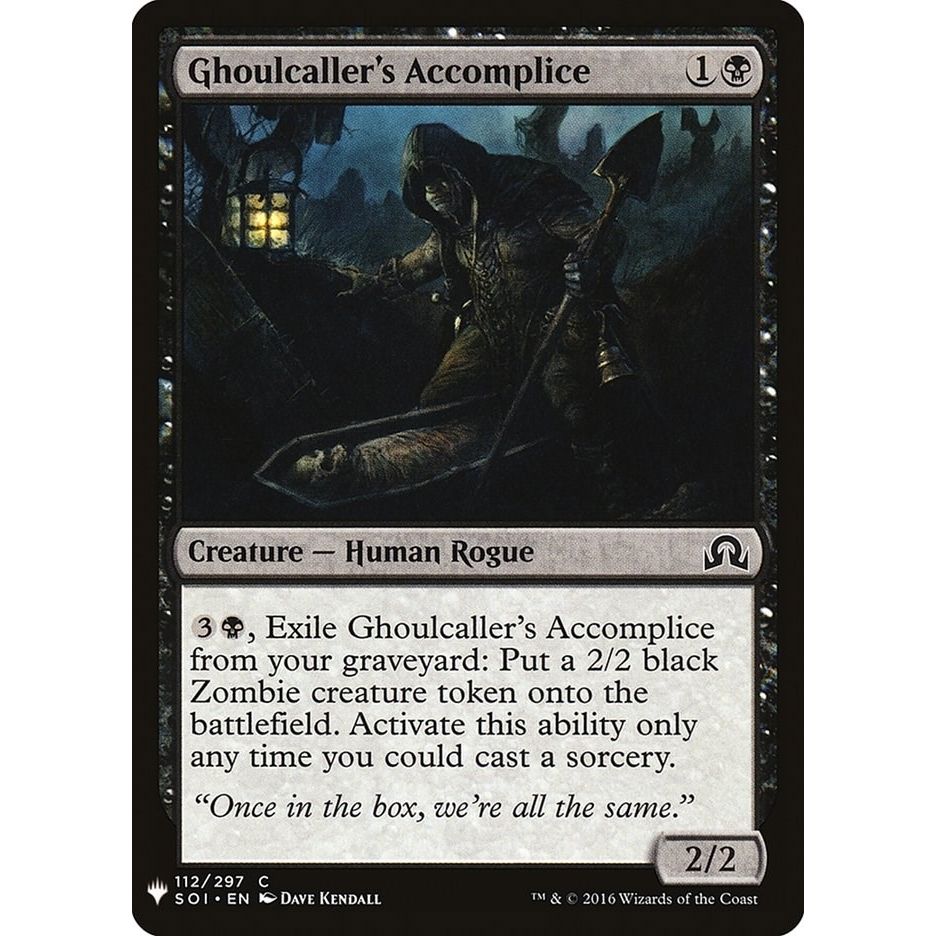 Image for Ghoulcaller's Accomplice (112) (LIST) - Magic: The Gathering