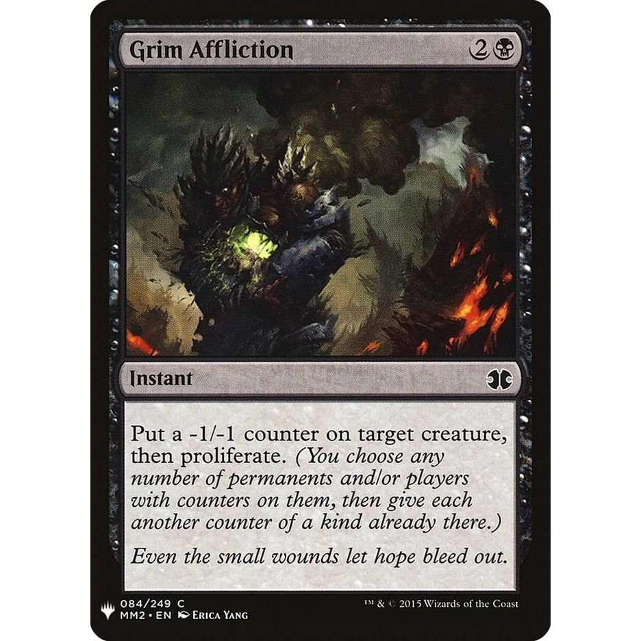 Image for Grim Affliction (84) (LIST) - Magic: The Gathering