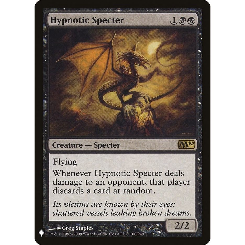 Image for Hypnotic Specter (100/249) (LIST) - Magic: The Gathering