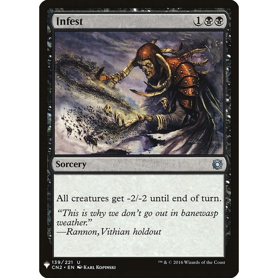 Image for Infest (139) (LIST) - Magic: The Gathering
