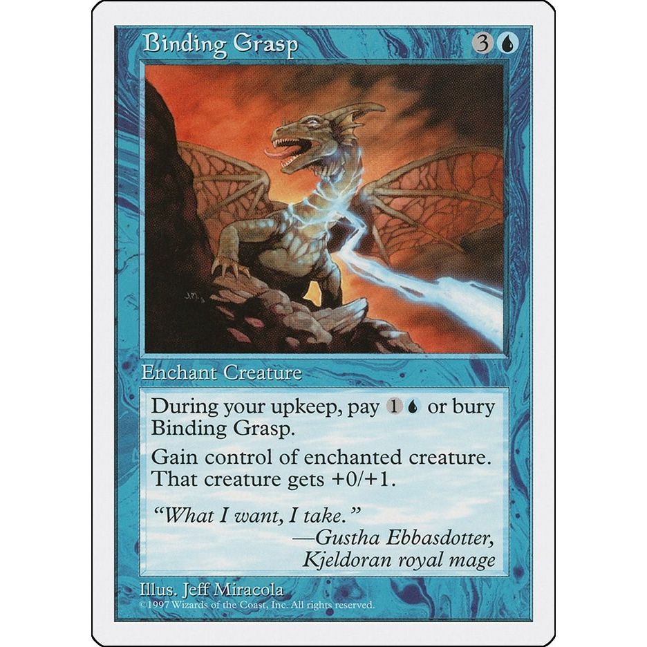 Image for Binding Grasp (5ED) - Magic: The Gathering
