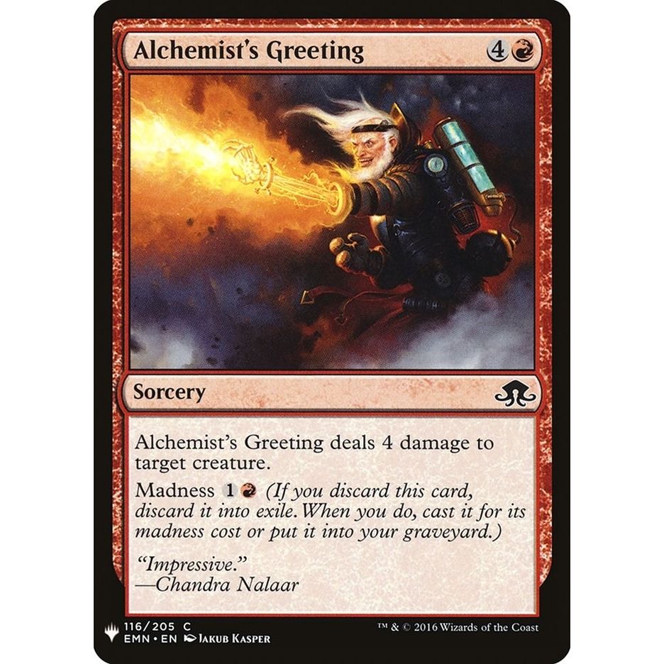 Image for Alchemist's Greeting (116) (LIST) - Magic: The Gathering