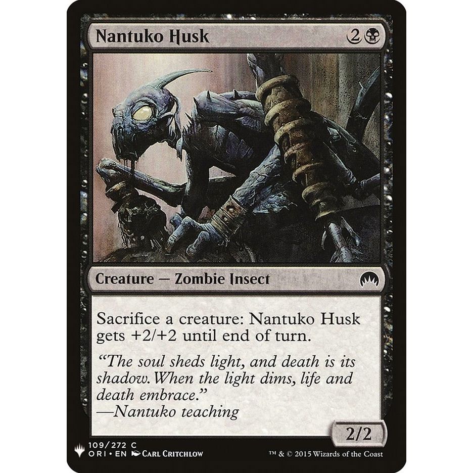 Image for Nantuko Husk (109) (LIST) - Magic: The Gathering