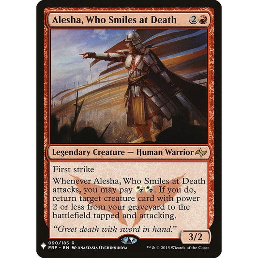 Image for Alesha, Who Smiles at Death (090/185) (LIST) - Magic: The Gathering