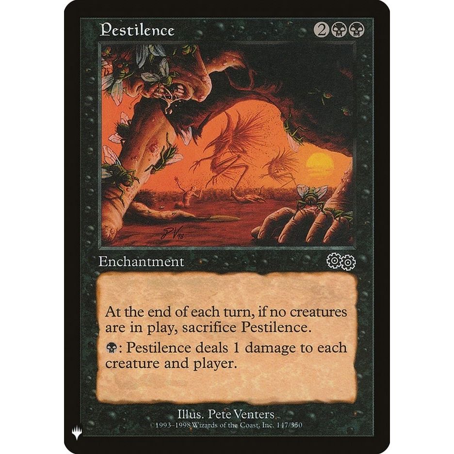 Image for Pestilence (147) (LIST) - Magic: The Gathering