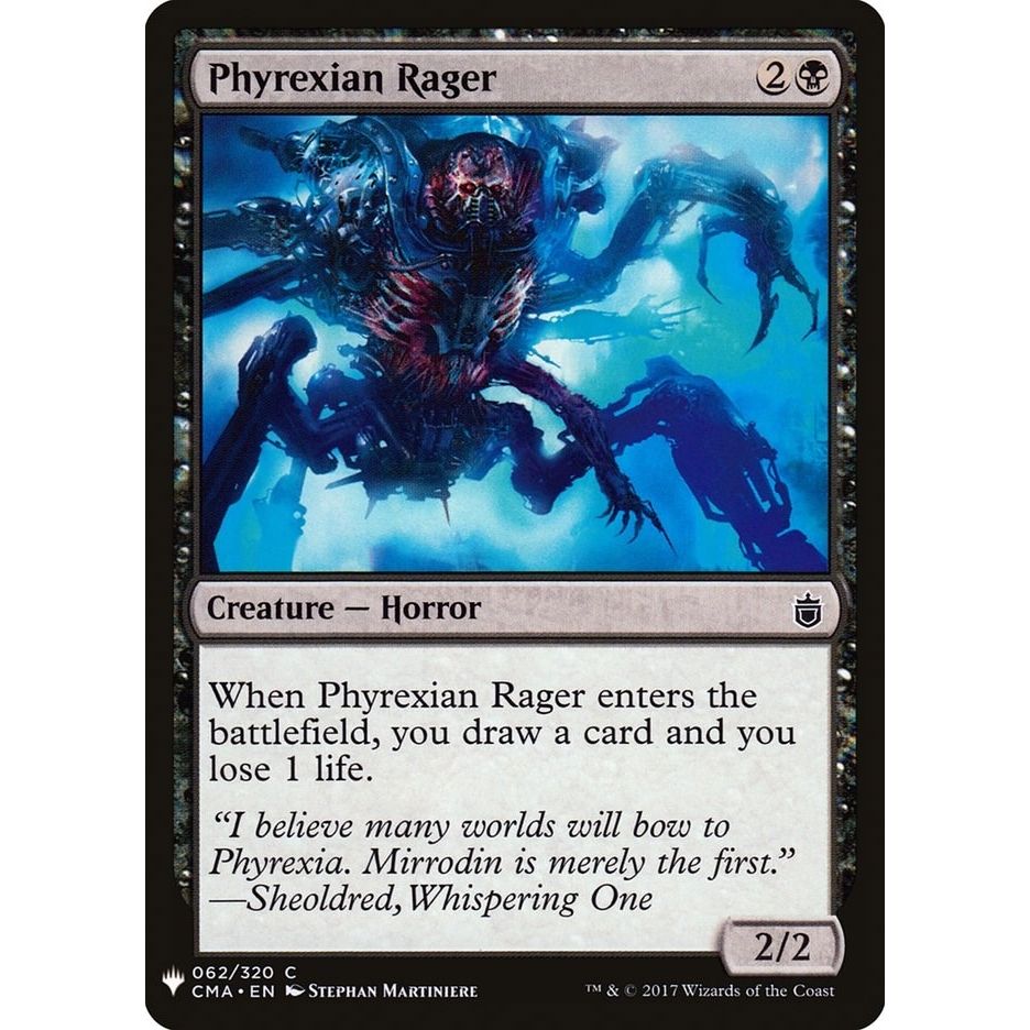 Image for Phyrexian Rager (62) (LIST) - Magic: The Gathering