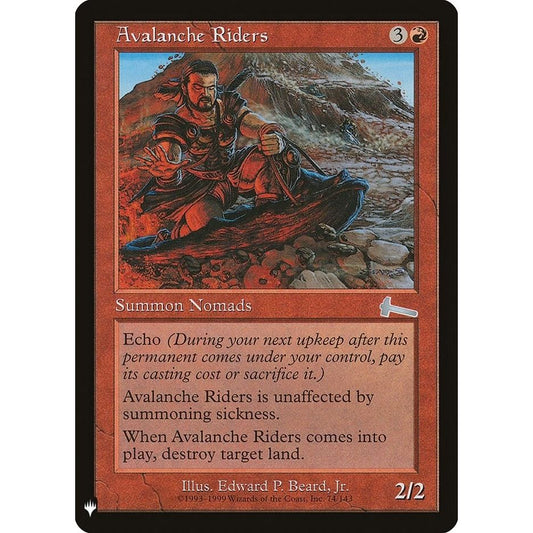 Image for Avalanche Riders (74) (LIST) - Magic: The Gathering