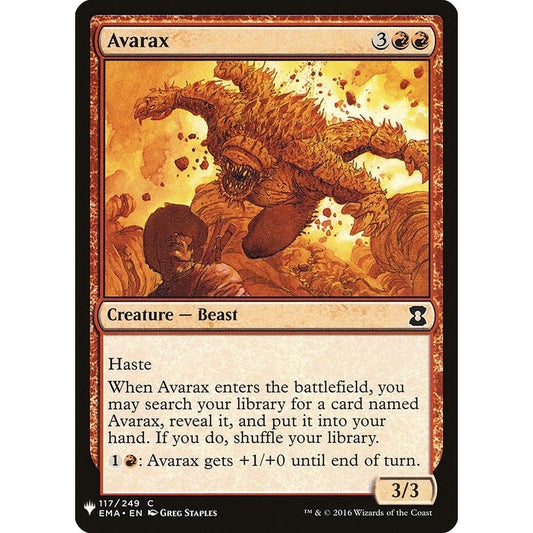 Image for Avarax (117) (LIST) - Magic: The Gathering