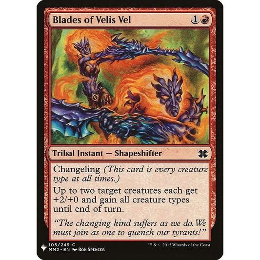 Image for Blades of Velis Vel (105) (LIST) - Magic: The Gathering