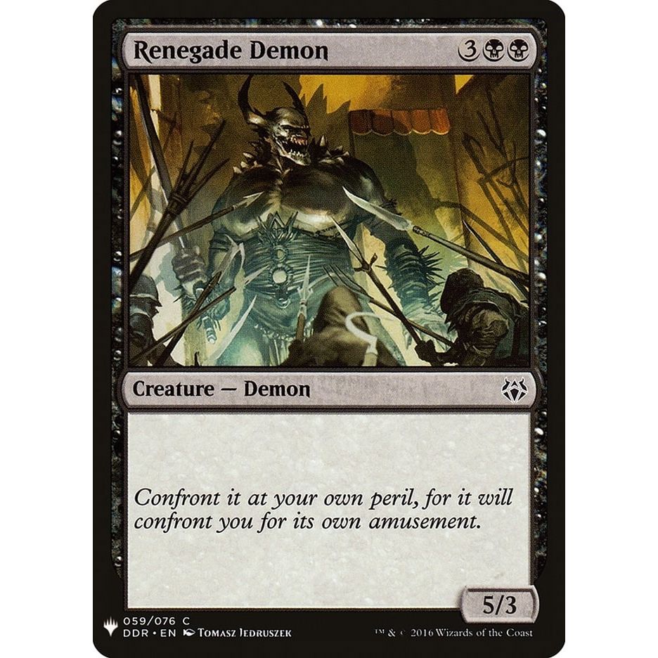 Image for Renegade Demon (59) (LIST) - Magic: The Gathering