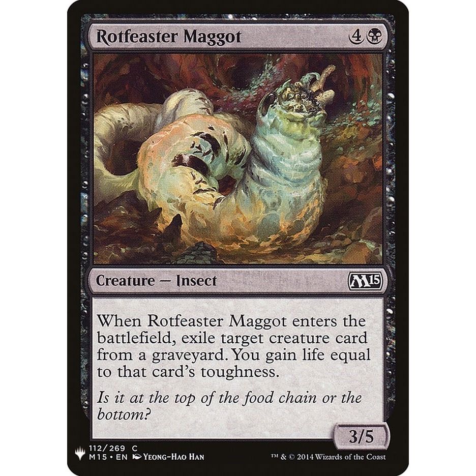 Image for Rotfeaster Maggot (112) (LIST) - Magic: The Gathering