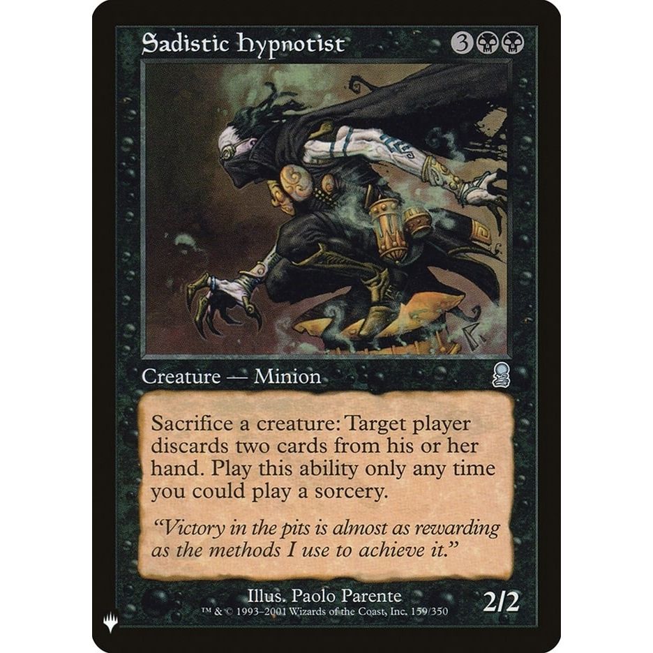 Image for Sadistic Hypnotist (159) (LIST) - Magic: The Gathering