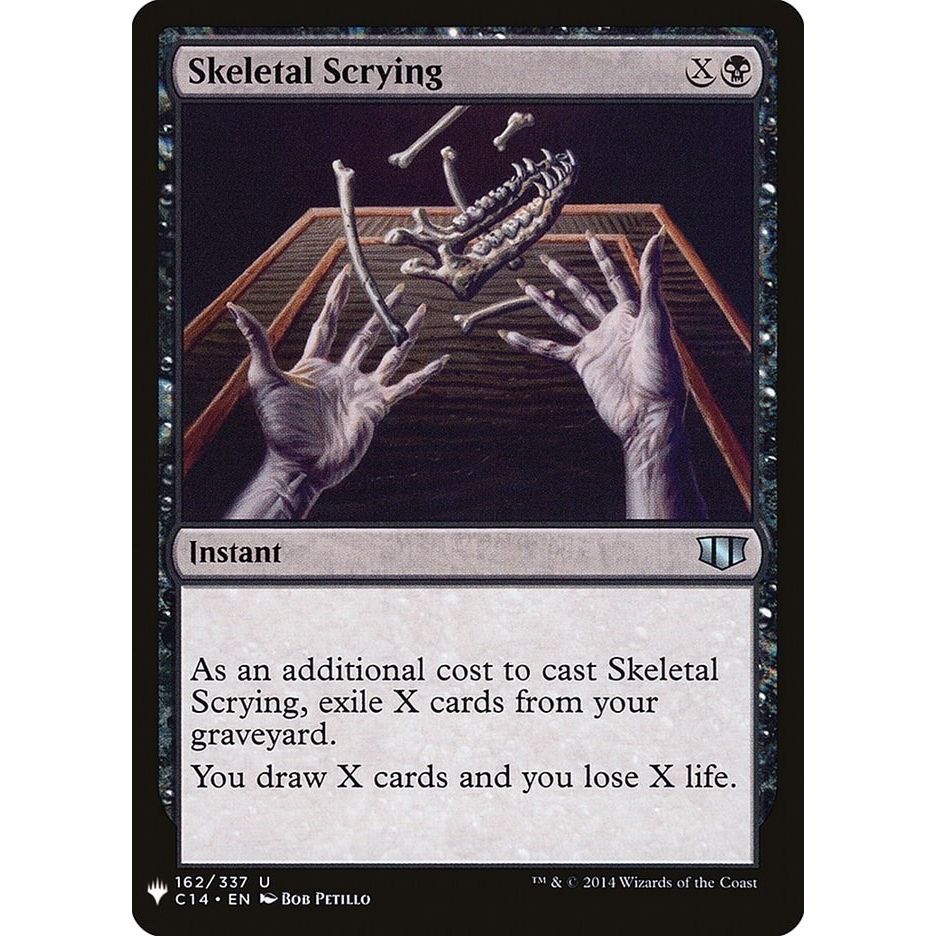 Image for Skeletal Scrying (162) (LIST) - Magic: The Gathering