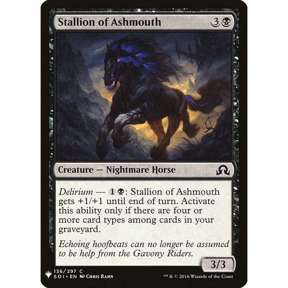 Image for Stallion of Ashmouth (136) (LIST) - Magic: The Gathering