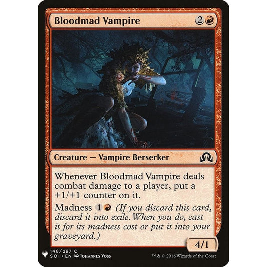 Image for Bloodmad Vampire (146) (LIST) - Magic: The Gathering