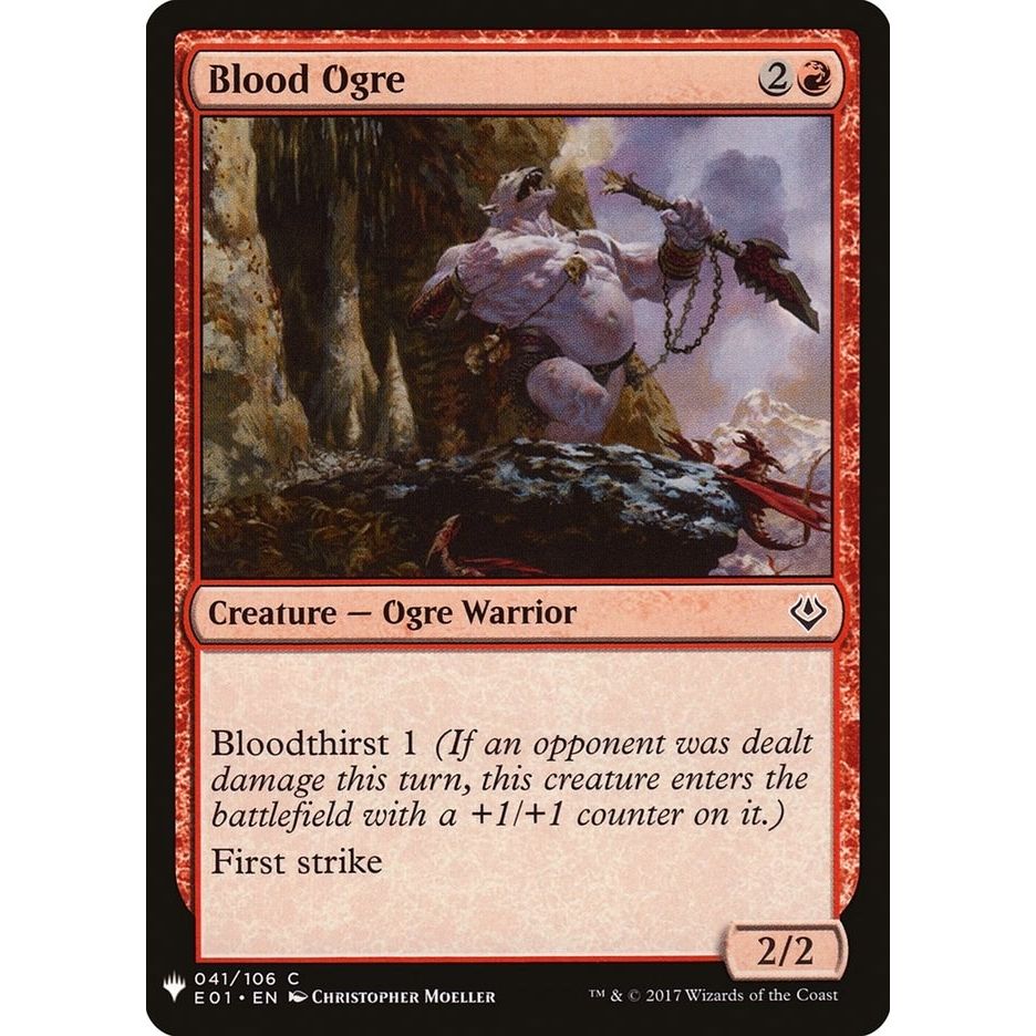 Image for Blood Ogre (41) (LIST) - Magic: The Gathering