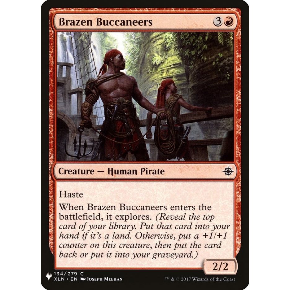 Image for Brazen Buccaneers (134) (LIST) - Magic: The Gathering