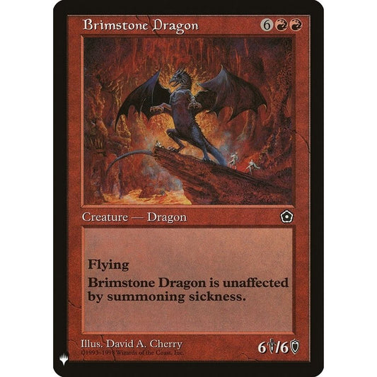 Image for Brimstone Dragon (LIST) - Magic: The Gathering