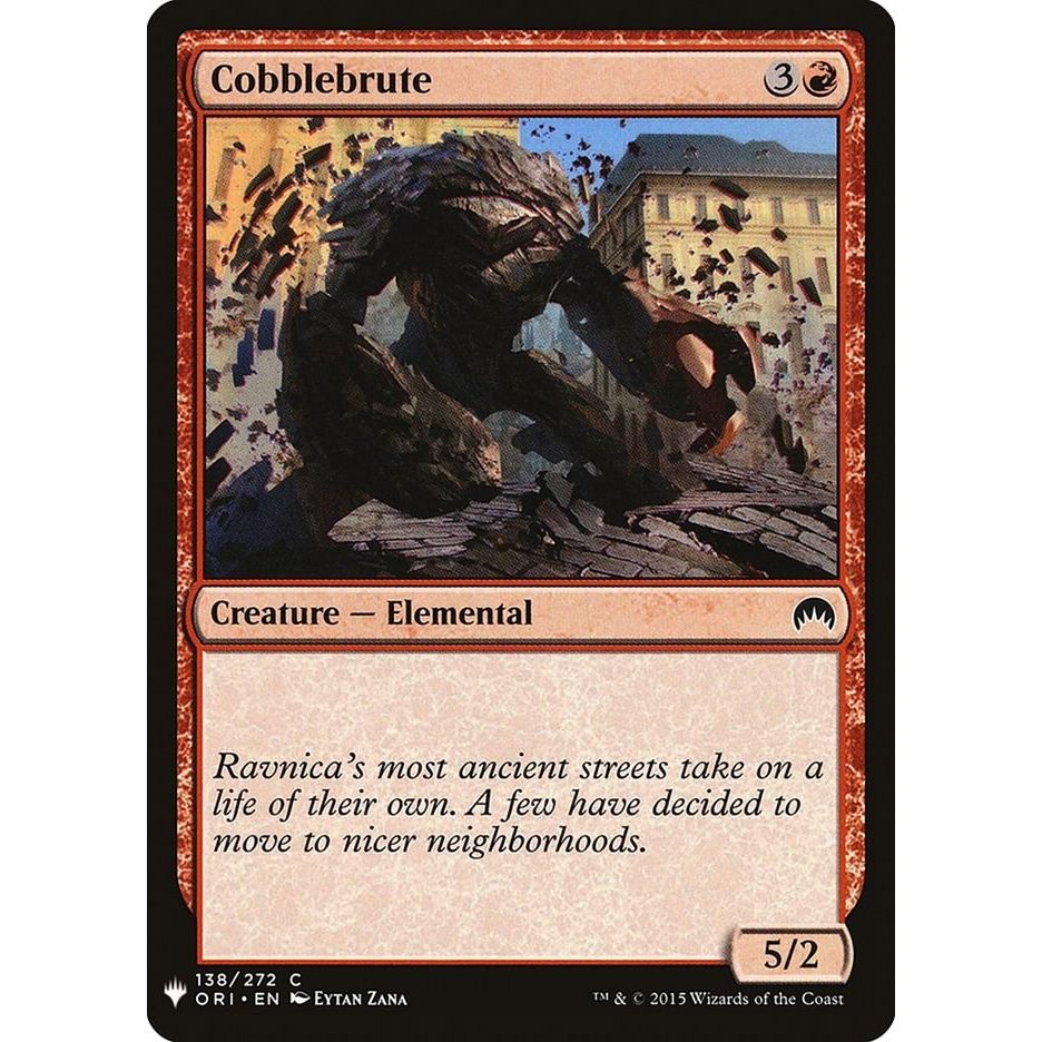 Image for Cobblebrute (138) (LIST) - Magic: The Gathering