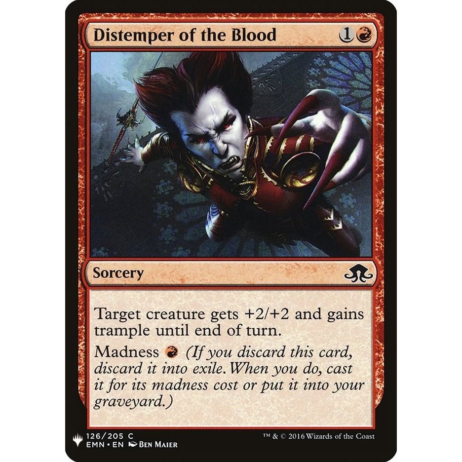 Image for Distemper of the Blood (126) (LIST) - Magic: The Gathering