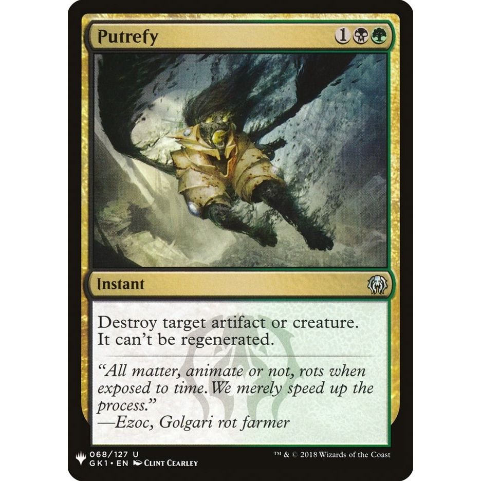 Image for Putrefy (GK1) (68) (LIST) - Magic: The Gathering