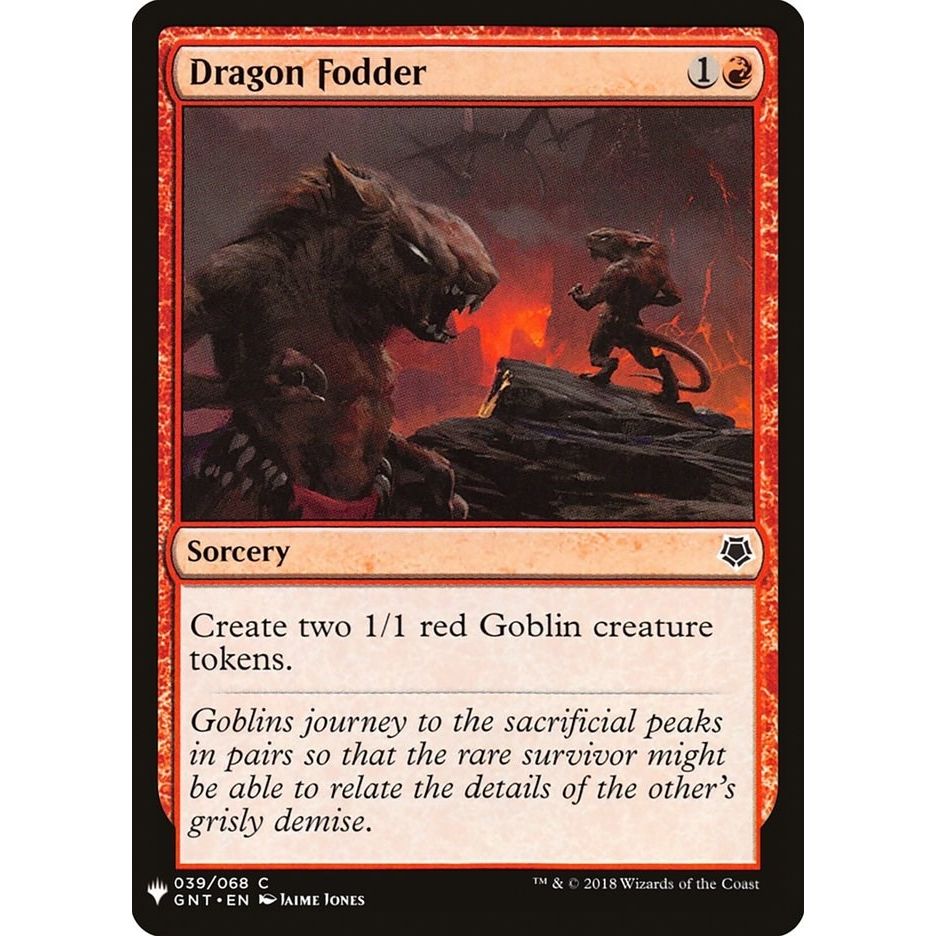 Image for Dragon Fodder (39) (LIST) - Magic: The Gathering