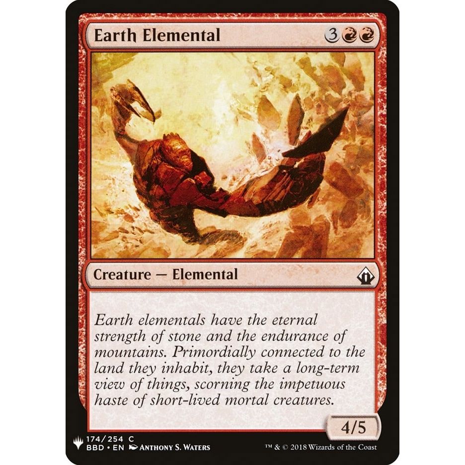 Image for Earth Elemental (174) (LIST) - Magic: The Gathering