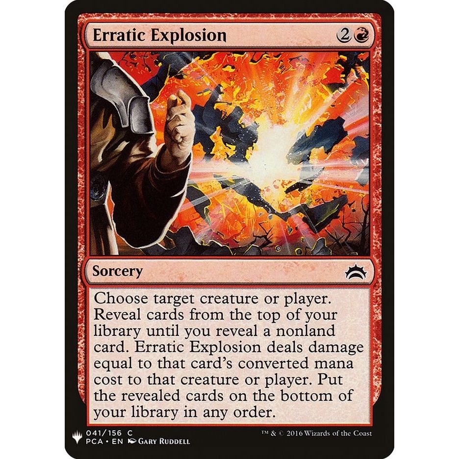 Image for Erratic Explosion (41) (LIST) - Magic: The Gathering