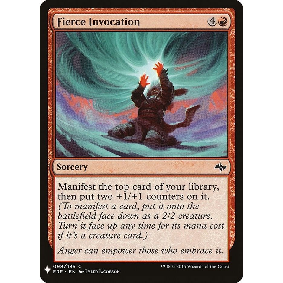 Image for Fierce Invocation (98) (LIST) - Magic: The Gathering