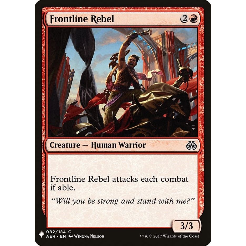 Image for Frontline Rebel (82) (LIST) - Magic: The Gathering