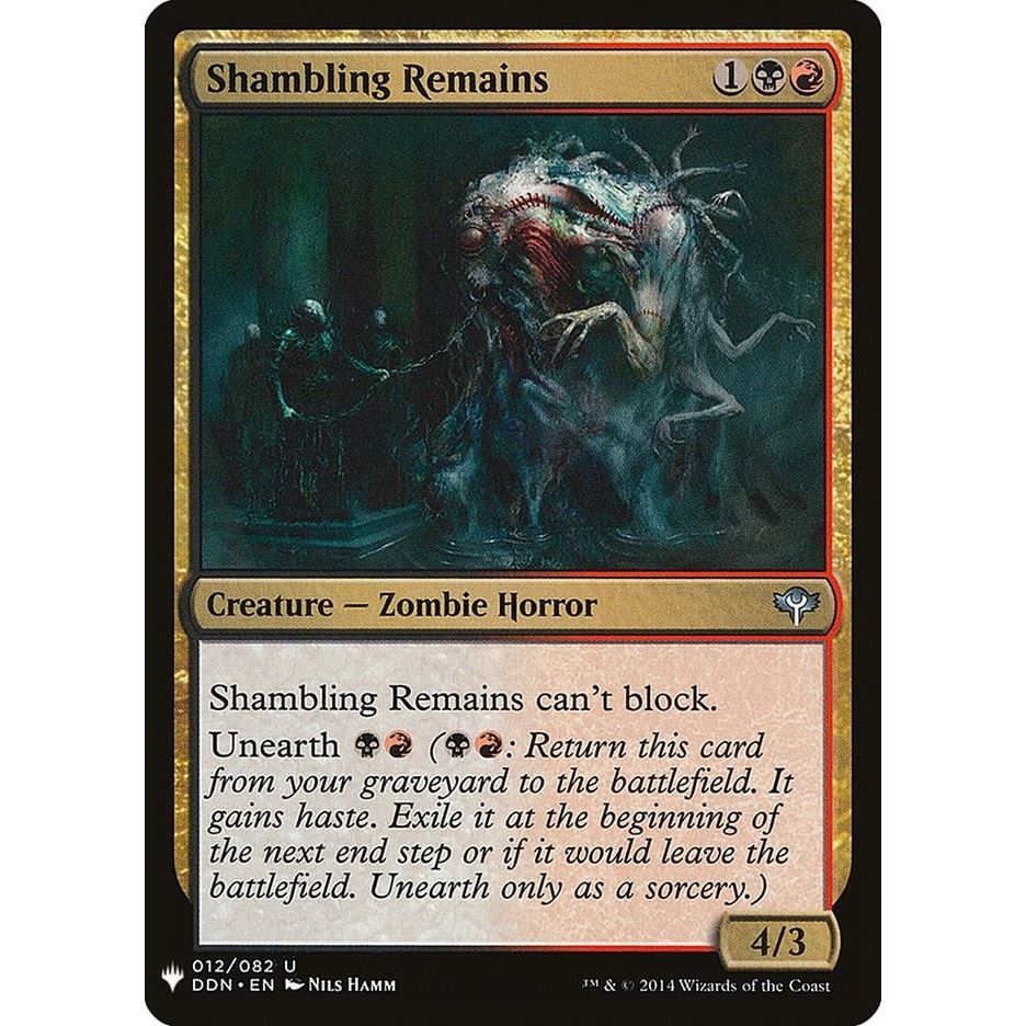 Image for Shambling Remains (12) (LIST) - Magic: The Gathering