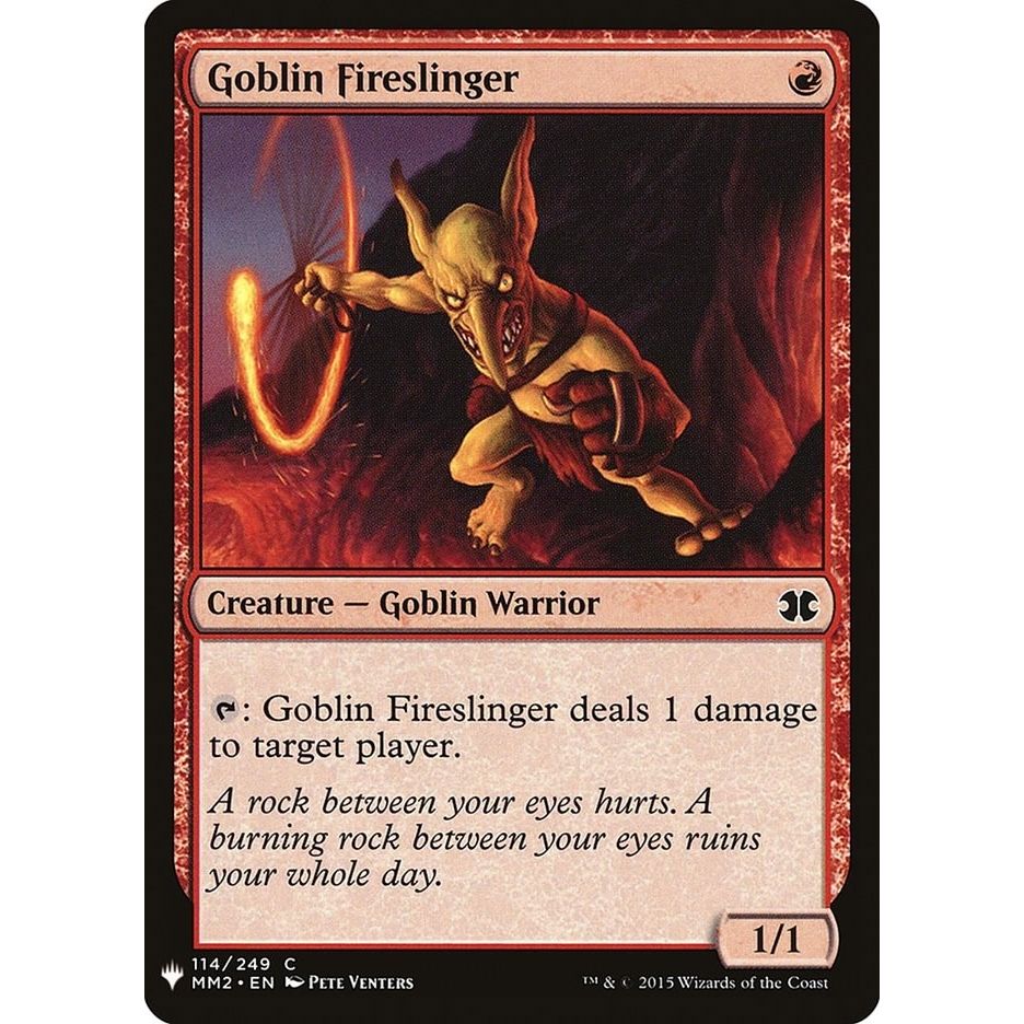 Image for Goblin Fireslinger (114) (LIST) - Magic: The Gathering